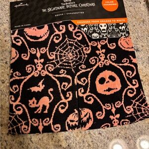 Nightmare Before Christmas Halloween Color-Changing Socks